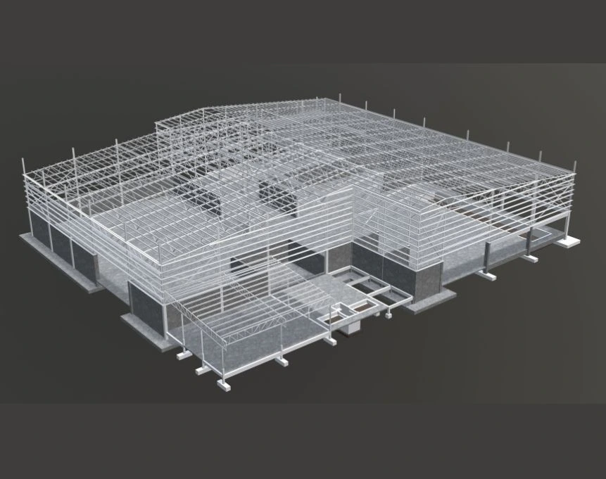 Pre-Engineered Building Manufacturer steel fabrication process at Indian facility