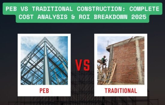 PEB vs Traditional Construction: Complete Cost Analysis & ROI Breakdown 2025