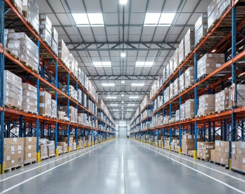 Interior Clear Span Warehouse Storage Density