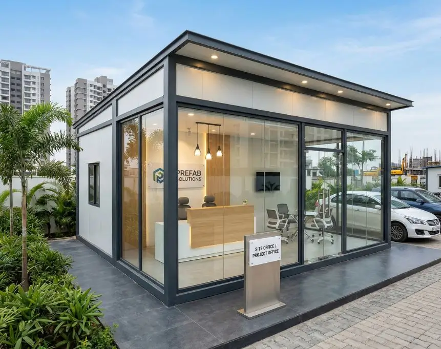 Budget Modular Buildings Prefab Office India