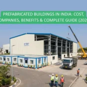 Modern Prefabricated Buildings In India With Steel Frame Industrial Shed, Site Office, And Portable Cabins