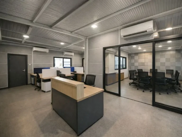 Puf Panel Office Building In Neemrana With Insulated Modular Workspace For Industry