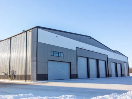 Large Pre Engineered Building With Large Door