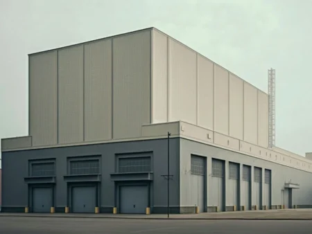 Modern Large Pre Engineered Industrial Warehouse Building