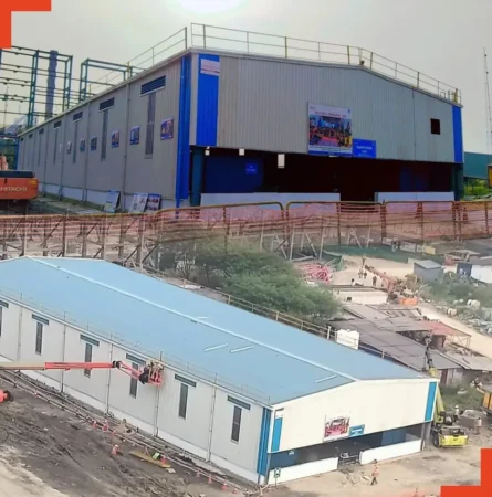 Metal Tree Pre Engineered Shed For Tata