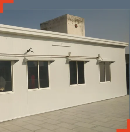 Metal Tree Prefab Canteen Building India
